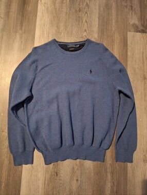 Polo by Ralph Lauren Men's Crewneck Sweater - Blue